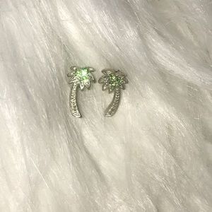 Summery Palm Tree Earrings